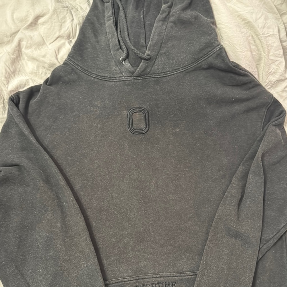 Men's OVERTIME Gray Hoodie Sweater
